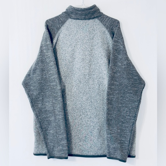 Patagonia Men's Two-Tone Gray Quarter-Zip Pullover Sweater - Picture 3 of 3